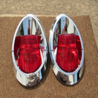 Tail Lamp# 2188448 / 2188449 - Pair - Dodge - Dart - Polara - Suburban - 1961 - USED - SHIPS FREE TO LOWER 48