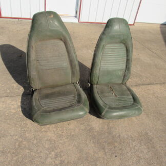 Front Bucket Seat Assembly# 3447464 - Pair - Plymouth 'Cuda - 1970 - USED - SHIPS FREE TO LOWER 48