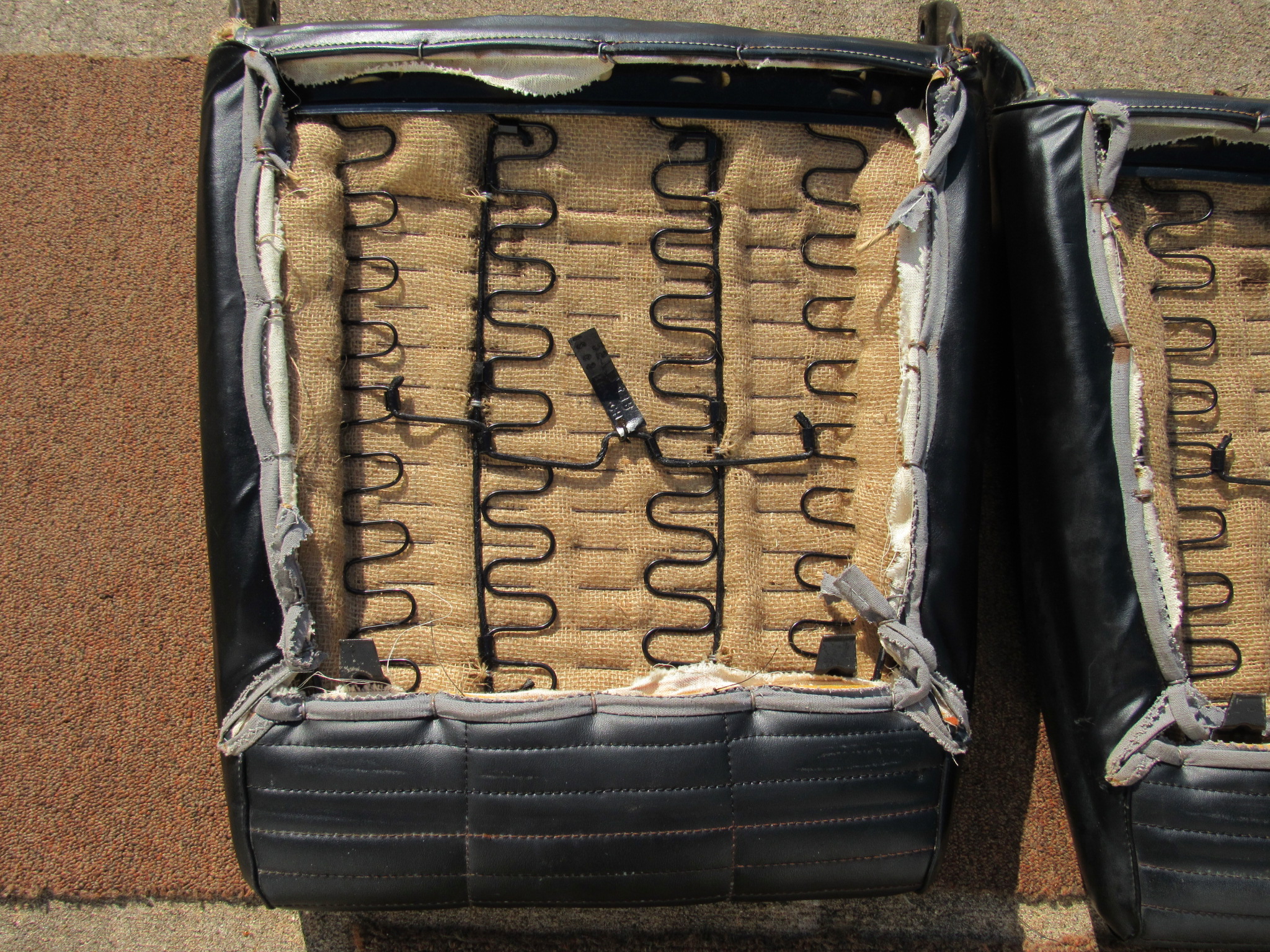 Front Bucket Seat Pkg# 2577743 - Pair - Dodge Charger - 1966 - USED - SHIPS FREE TO LOWER 48 - Image 10