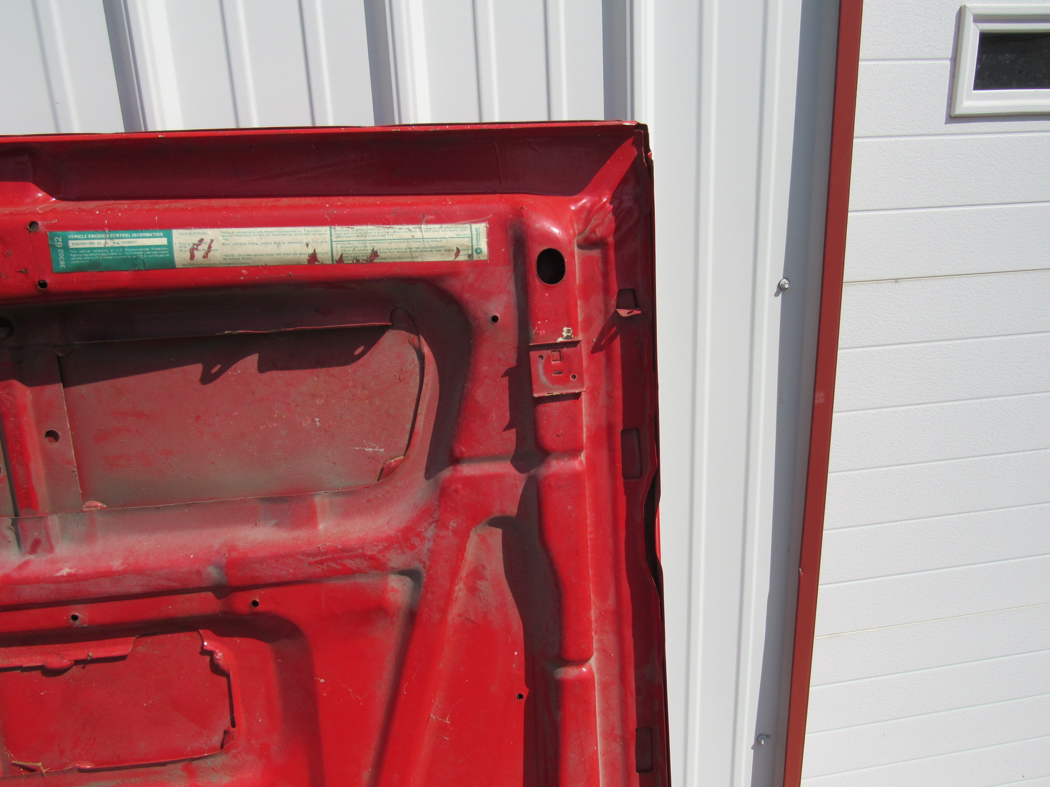 Hood Panel# 3752172 - Plymouth Satellite - 1974 - USED - Image 11