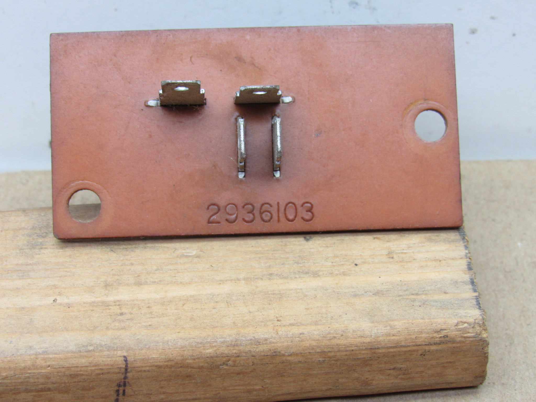 Heater Blower Motor Resistor# 2936103 - C - Body - 1969-73 - USED - SHIPS FREE TO LOWER 48 - Image 2