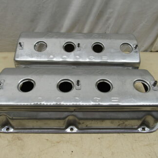 Cylinder Head Cover# 1484781 - Pair - Dodge - Red Ram - Hemi - 241 - V8 - 1953-54 - USED - SHIPS FREE TO LOWER 48