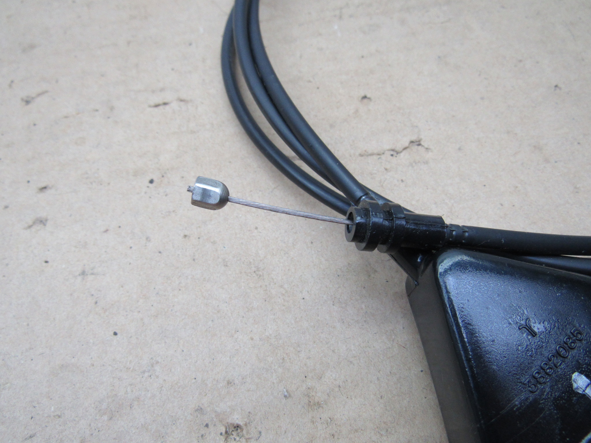 Hood Latch Release Cable Assy# 3882085 - F - M - Body - 1976-89 - NOS - SHIPS FREE TO LOWER 48 - Image 5