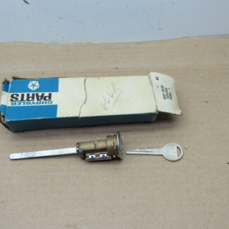 Deck Lid Latch Cylinder and Key Pkg# 2802404 - A - Body - 1966-67 - Chrysler - 1966 - NOS - SHIPS FREE TO LOWER 48