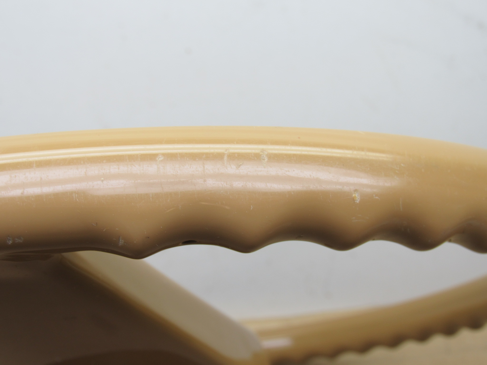 Steering Wheel# P027RU7 - Tan - 2 Spoke - C - F - M - R - Body - 1977-80 - NOS - SHIPS FREE TO LOWER 48 - Image 3