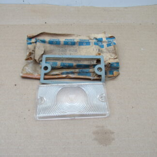 Backup Lamp Lens and Gasket Pkg# 2585029 - Dodge - Plymouth - B - Body - Wagon - 1966-67 - NOS - SHIPS FREE TO LOWER 48