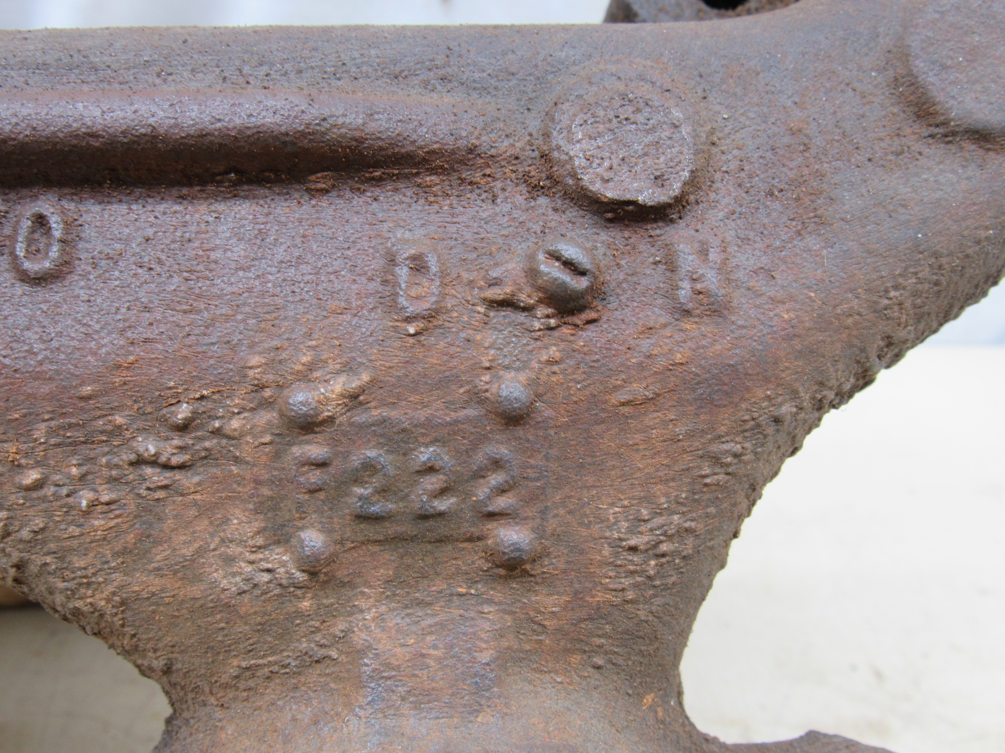 Exhaust Manifold - Casting# 3512077 - LH - Date - 6-22-2 - 318 - V8 - B - C - E - Body - 1971-74 - USED - SHIPS FREE TO LOWER 48 - Image 7