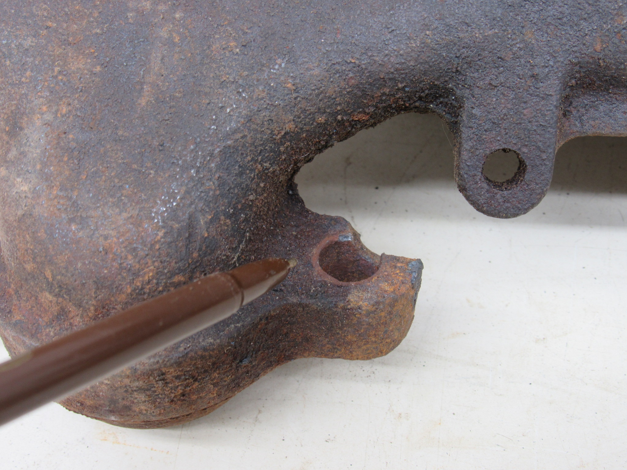 Exhaust Manifold - Casting# 3512077 - LH - Date - 6-22-2 - 318 - V8 - B - C - E - Body - 1971-74 - USED - SHIPS FREE TO LOWER 48 - Image 3