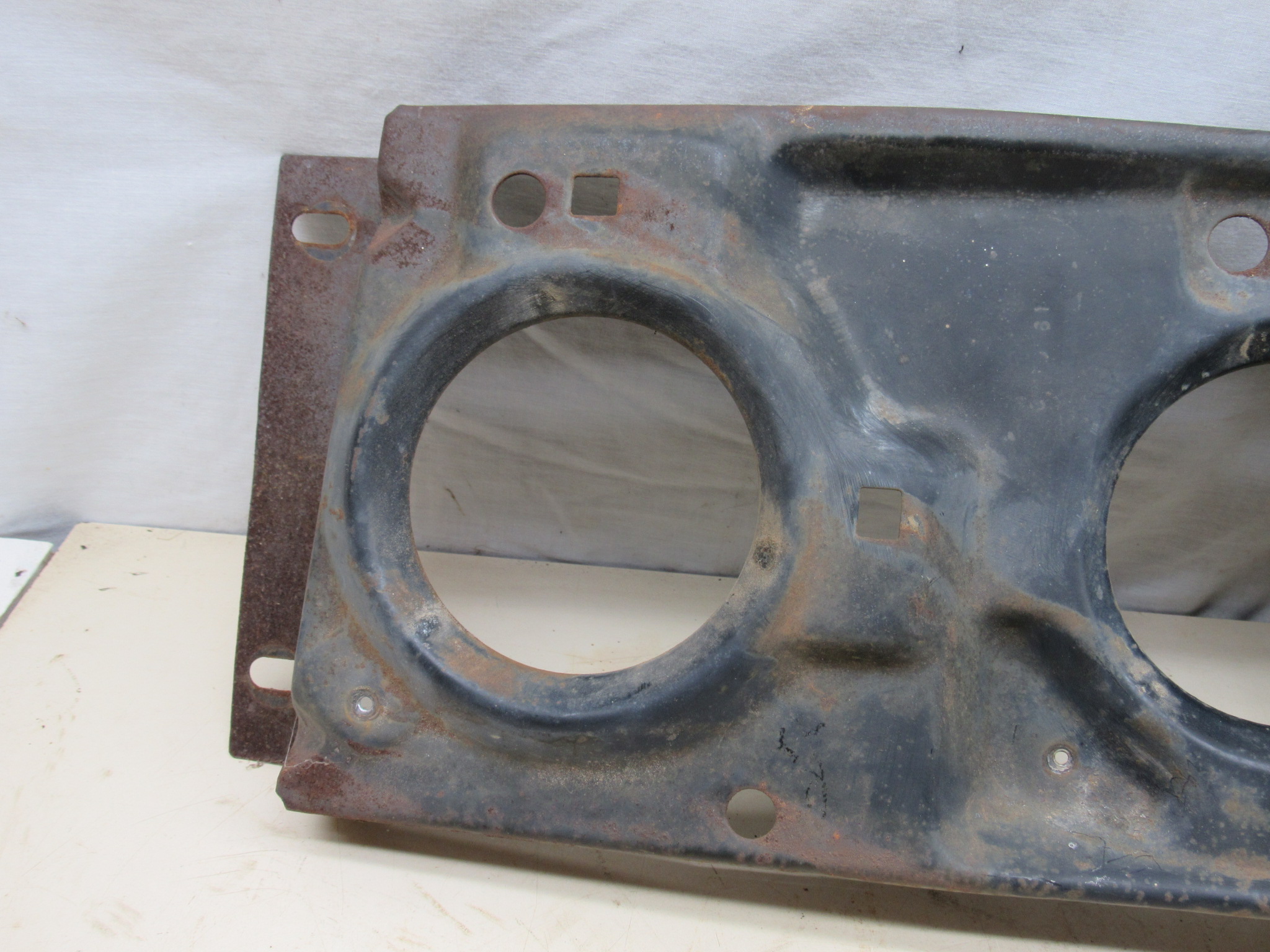 Headlamp Mounting Panel Plate# 3573322 / 3573323 - Pair - Plymouth Fury - W/ Concealed Headlamp - 1972 - USED - SHIPS FREE TO LOWER 48 - Image 2
