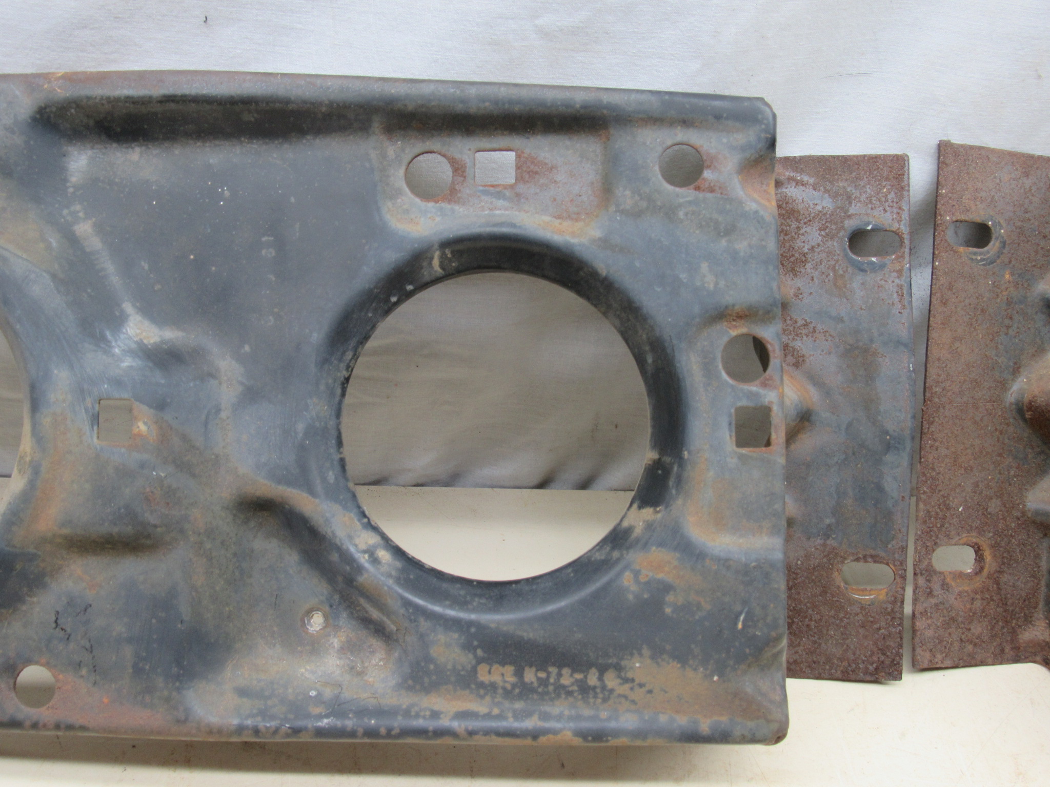 Headlamp Mounting Panel Plate# 3573322 / 3573323 - Pair - Plymouth Fury - W/ Concealed Headlamp - 1972 - USED - SHIPS FREE TO LOWER 48 - Image 15