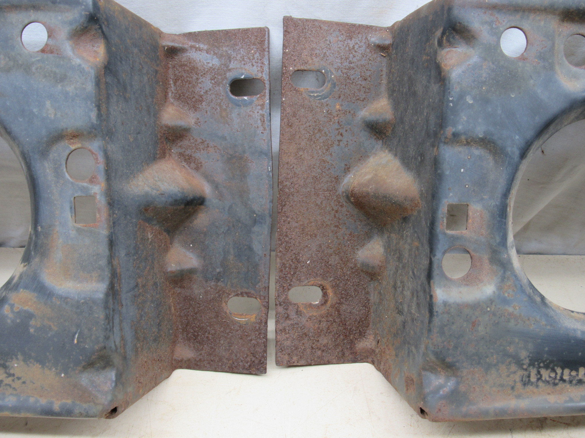 Headlamp Mounting Panel Plate# 3573322 / 3573323 - Pair - Plymouth Fury - W/ Concealed Headlamp - 1972 - USED - SHIPS FREE TO LOWER 48 - Image 14