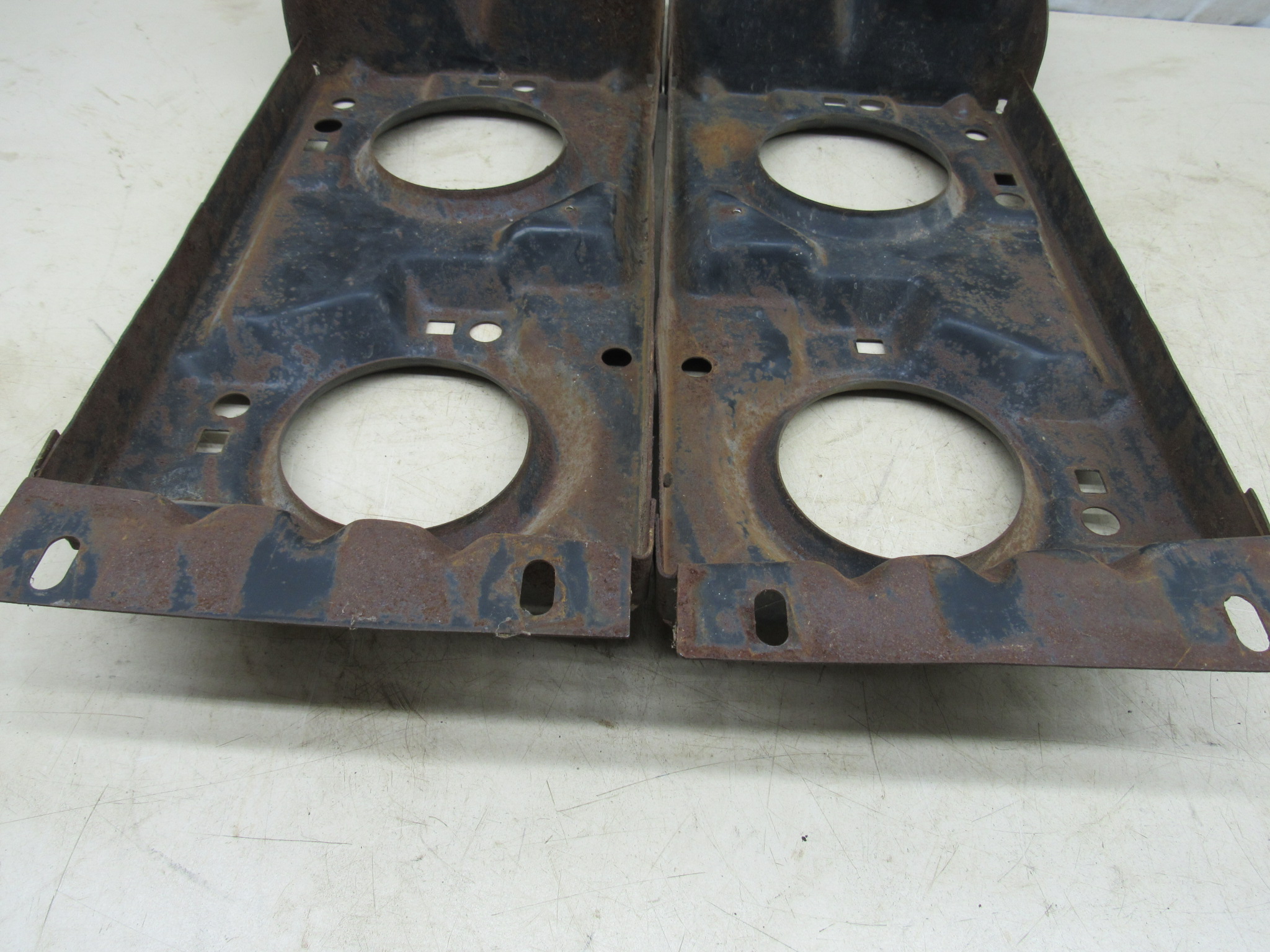 Headlamp Mounting Panel Plate# 3573322 / 3573323 - Pair - Plymouth Fury - W/ Concealed Headlamp - 1972 - USED - SHIPS FREE TO LOWER 48 - Image 3