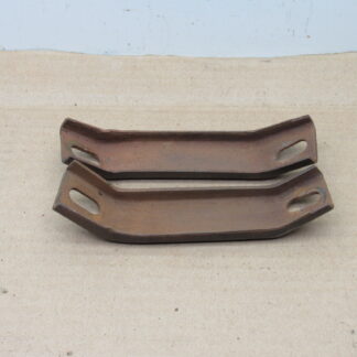 Front Bumper Jacking Brace Alignment Bracket# 3464340 / 3464341 - Pair - Dodge Charger - 1971-72 - USED - SHIPS FREE TO LOWER 48