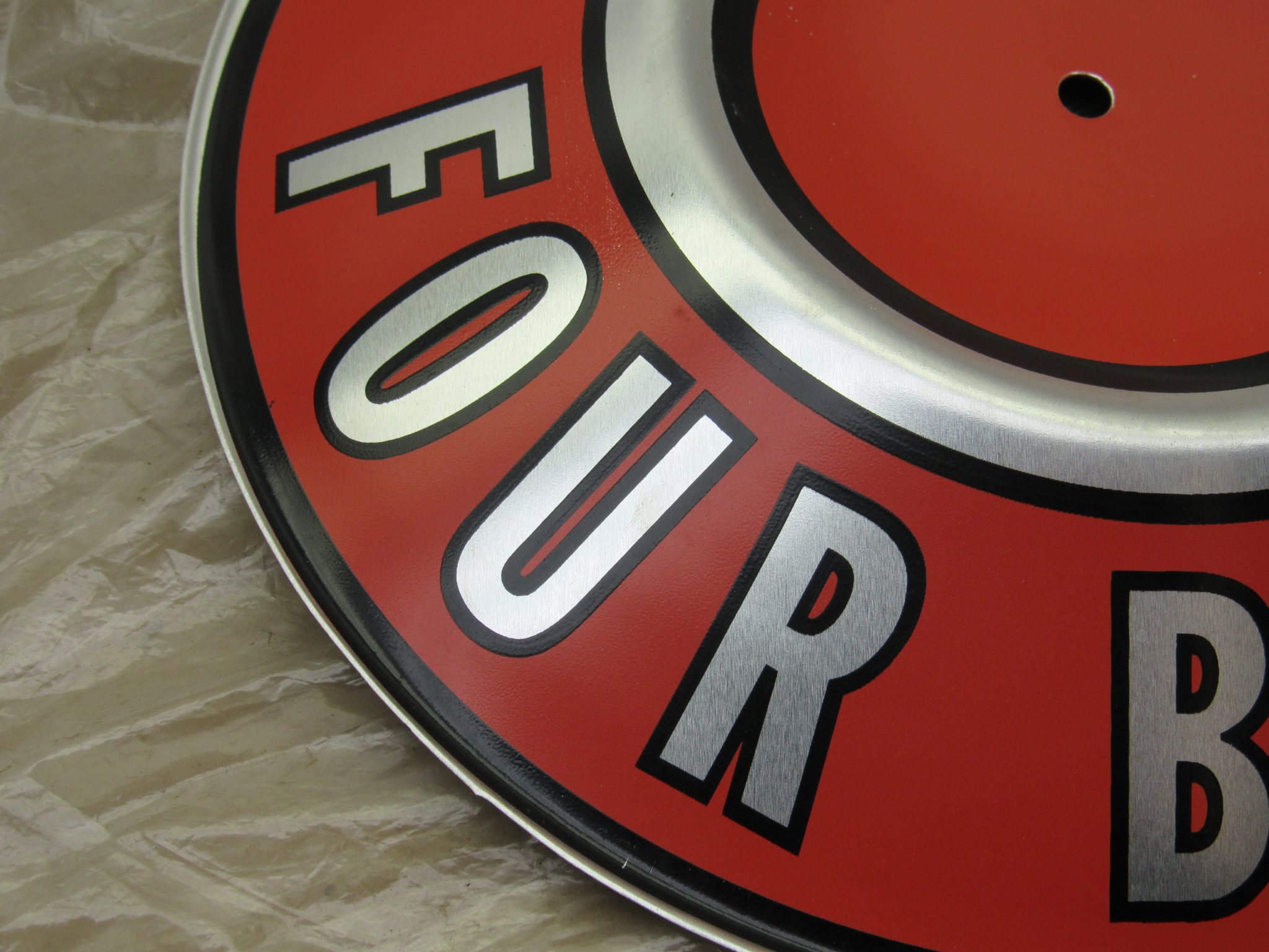 Air Cleaner Nameplate# 2863339 - Orange 340 - A - B - E - Body - 1969-71 - NEW MOPAR - SHIPS FREE TO LOWER 48 - Image 2