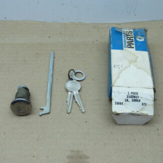 Deck Lid Lock Cylinder and Key Pkg# 2162613 - A - B - C - Body - Chrysler - 1963-64 - NOS - SHIPS FREE TO LOWER 48