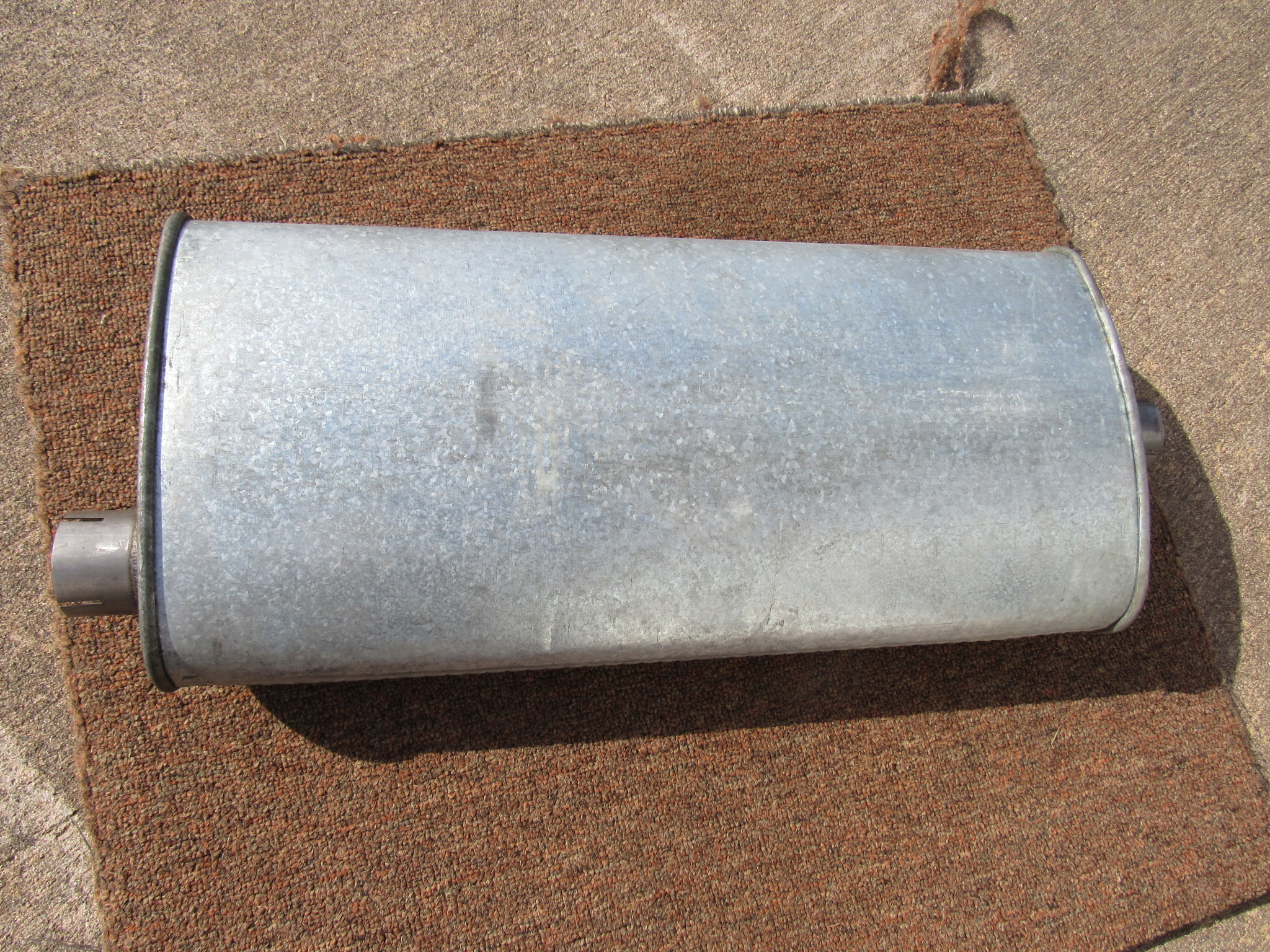 Muffler# 2781266 - Single Exhaust - B - Body - Zinc Plated - 1966-73 - NOS - SHIPS FREE TO LOWER 48 - Image 6