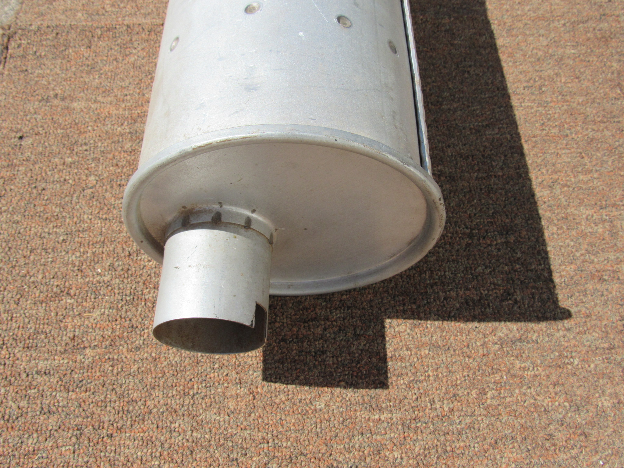 Exhaust Muffler# 4117114 - Dodge Motor Home - M3 - 360 - 440 - V8 - 1979-80 - NOS - SHIPS FREE TO LOWER 48 - Image 2