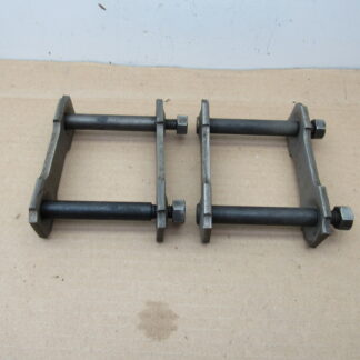 Rear Leaf Spring Shackle Pkg# 2585263 - Pair - B - Body - 1965-68 - ORIGINAL/RESTORED - SHIPS FREE TO LOWER 48