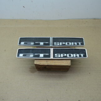 Door Inside Trim Panel Nameplate# 2894996 - Pair - Dodge Dart - GT Sport - 1969 - USED - SHIPS FREE TO LOWER 48